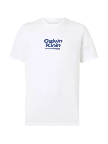 Calvin Klein Jeans Póló királykék fehér