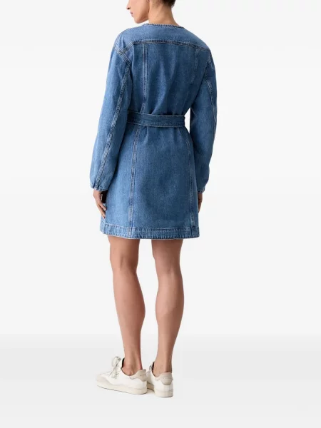 Cu centură rochie din denim Marc O'polo albastru