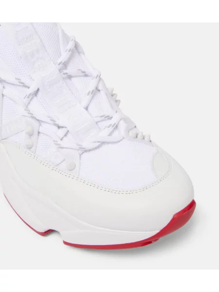 Kožené tenisky Christian Louboutin biela