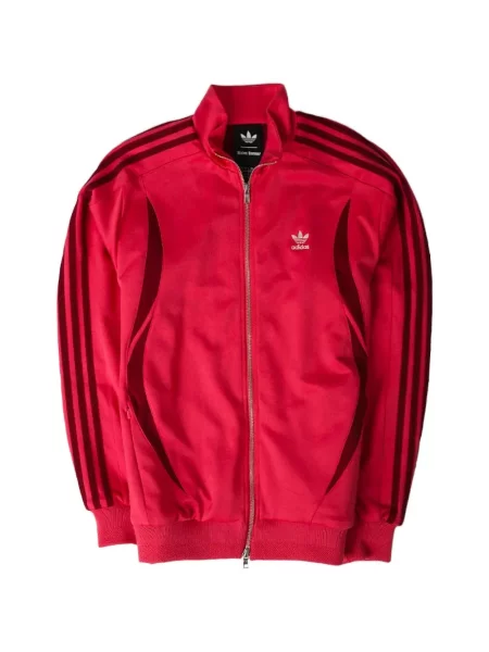 Geacă Adidas cu dungi alergare negru