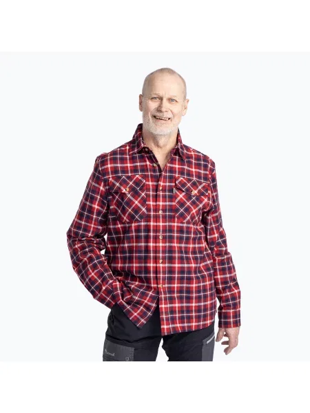 Férfi ing Pinewood Härjedalen red/navy Härjedalen piros