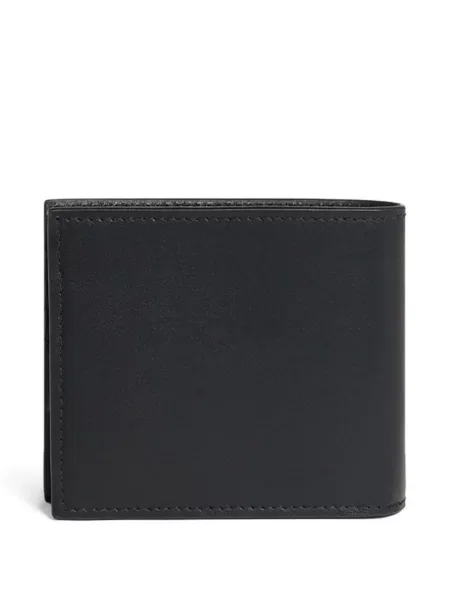 Portofel Dsquared2 din piele cu autograf negru