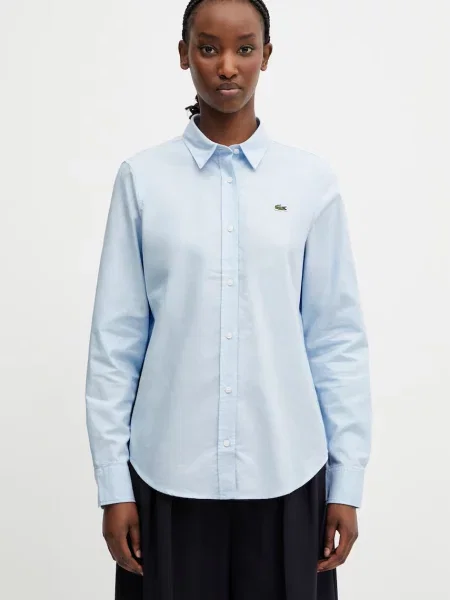 Lacoste cămașă oxford din feminină