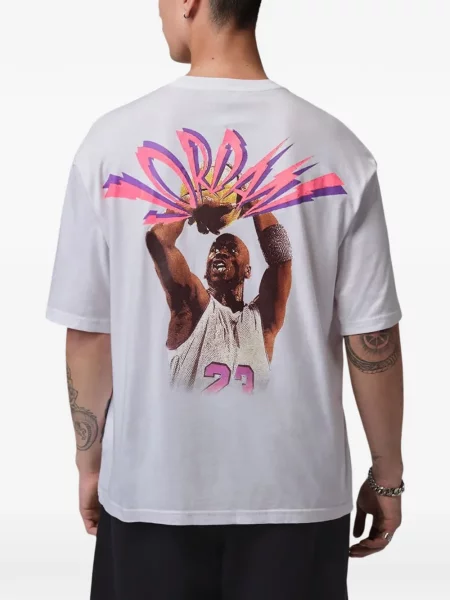 Tricou Jordan cu imagine alb