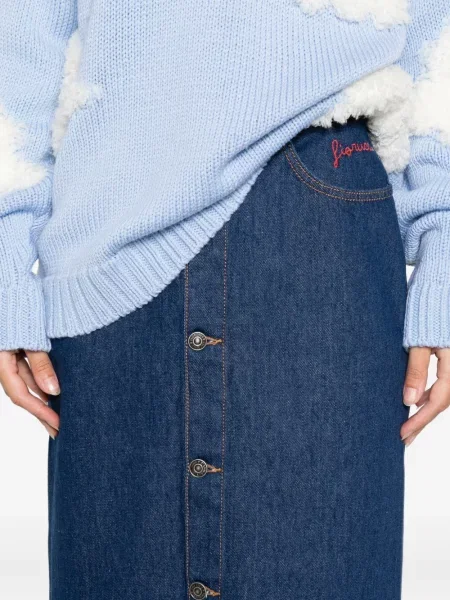 Fustă din denim Fiorucci albastru