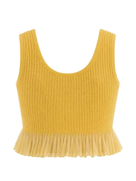 Top Elisabetta Franchi galben