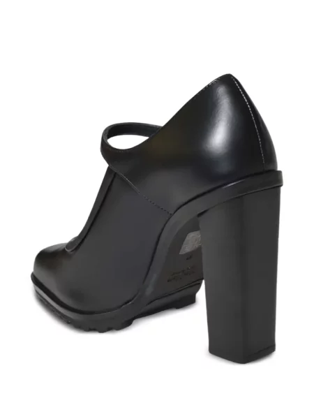 Pantofi cu toc Max Mara cu cataramă negru