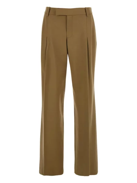 Pantaloni Federica Tosi plisate maro