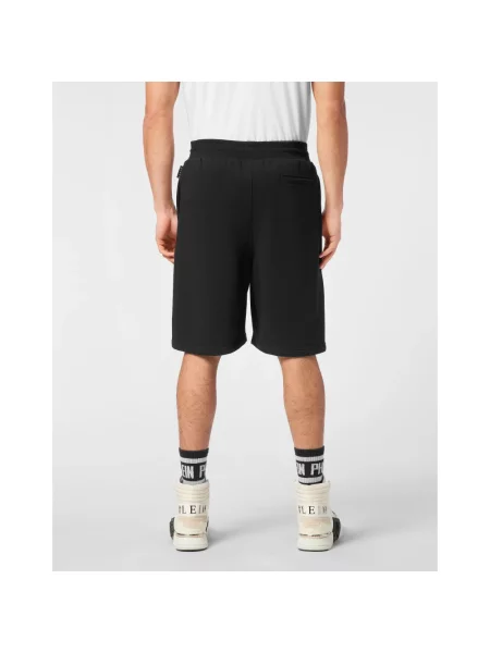 Szorty Philipp Plein do biegania czarne