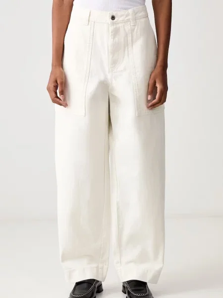 Soeur blugi wide leg pentru femei KURT bej