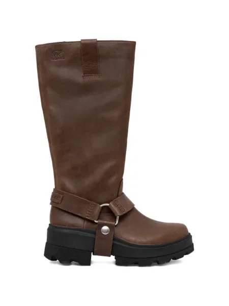 Botine Sorel biker maro