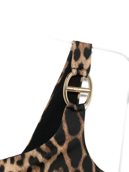 Топ Moschino с принт с леопардов принт