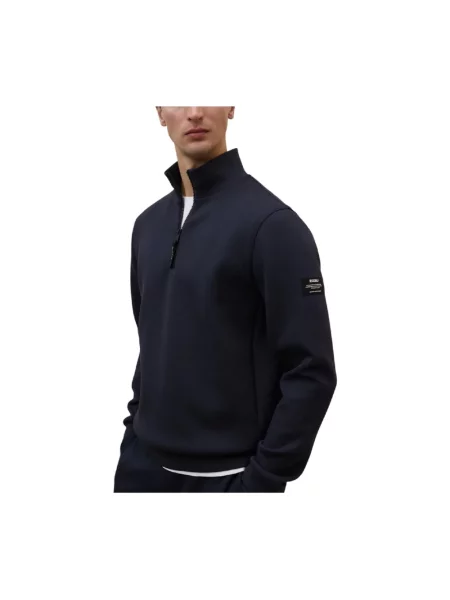 Bluza z kapturem Ecoalf niebieska