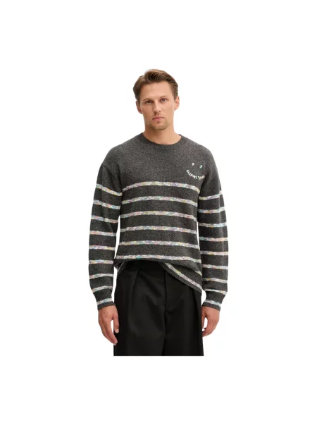 Sweter Paul Smith wełniany szary