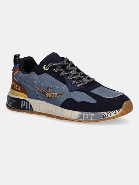 Маратонки Aeronautica Militare SNEAKERS мъжки синьо