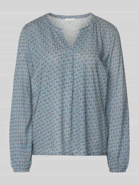 Bluzka o kroju regular fit z mieszanki bawełny Tom Tailor