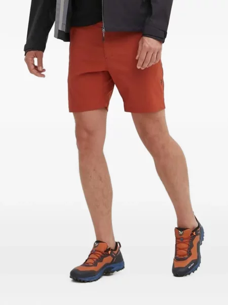 Pantaloni scurți Peak Performance cu imagine portocaliu