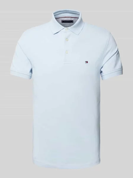 Tommy Hilfiger Polo Błękitny niebieska