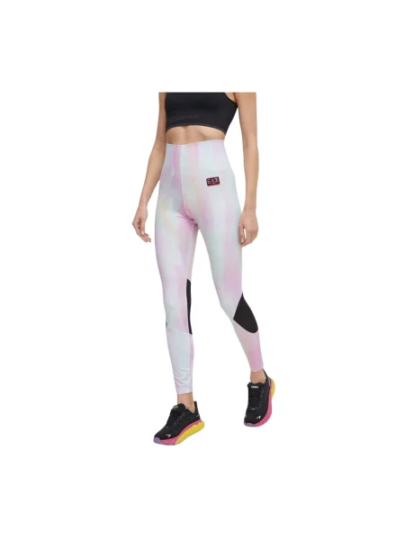 Emporio Armani legginsy wzorzyste