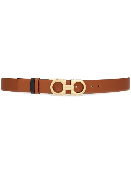 Curea Ferragamo din piele maro
