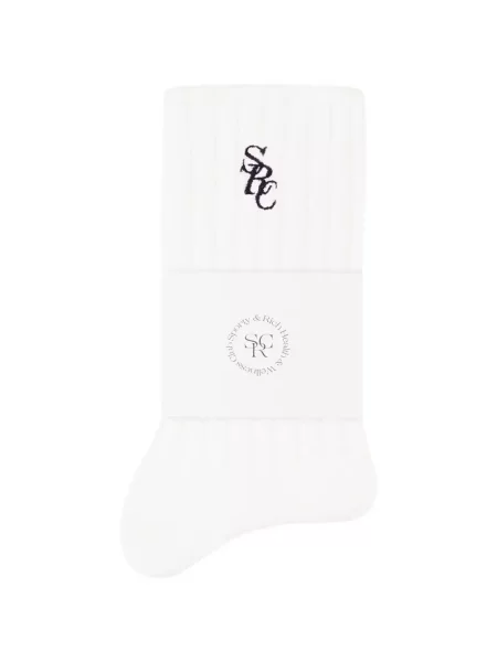 Șosete Sporty & Rich cu broderie alb