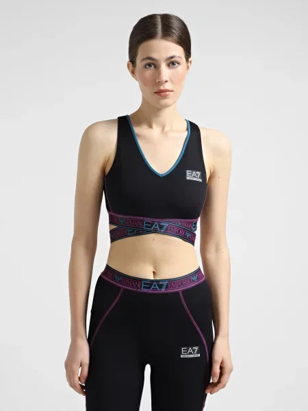 Спортивный топ Ea7 черный