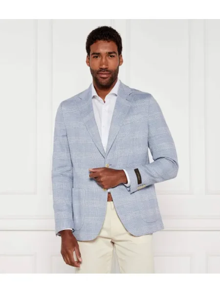 Windsor Sacou 13 Giorno | Shaped fit | cu adaos de in albastru