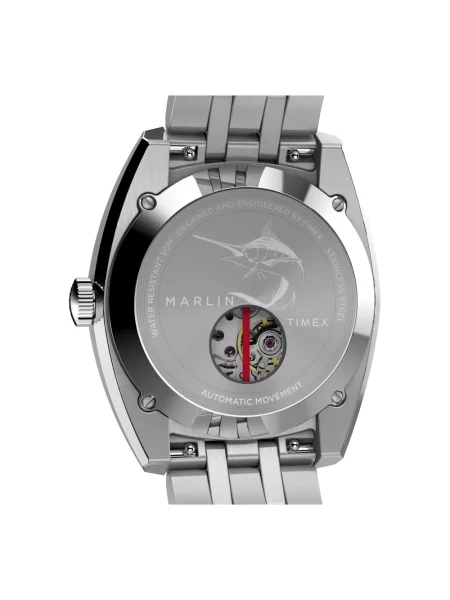 Lniany zegarek Timex szary