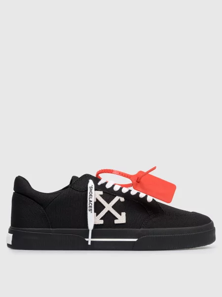 Кросівки Vulcanized з контрастною емблемою Arrow Off-white чорні