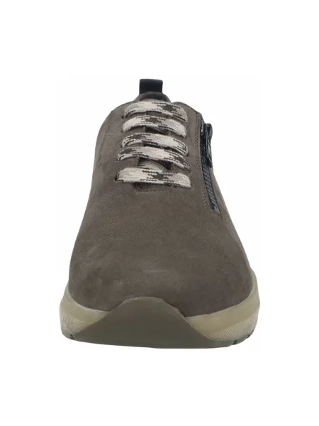 Sneakersy Solidus skórzane brązowe