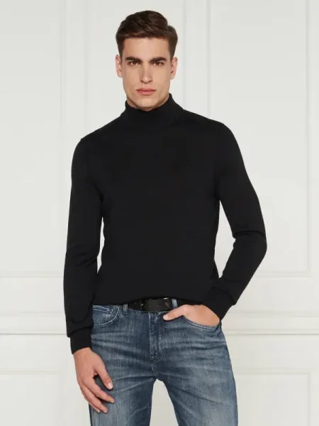 Pulover Boss Orange de lână negru