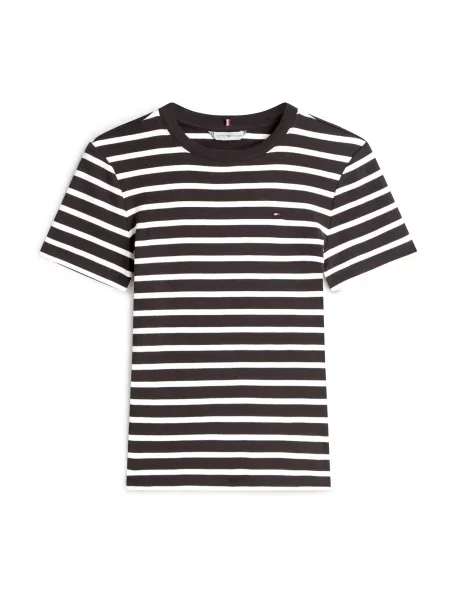TOMMY HILFIGER Majica CODY črna bela