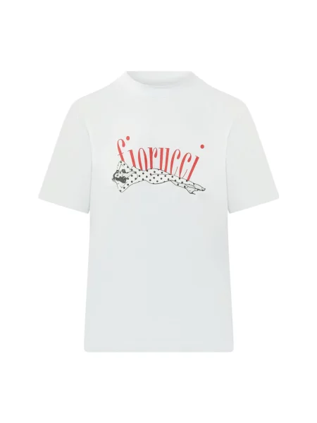 Koszulka Fiorucci w grochy biała