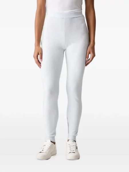 Bouclé pantaloni Guess cu autograf albastru