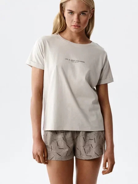 Піжама Atlantic бежева