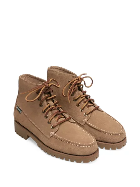 Botine Sebago cu șireturi din piele de căprioară