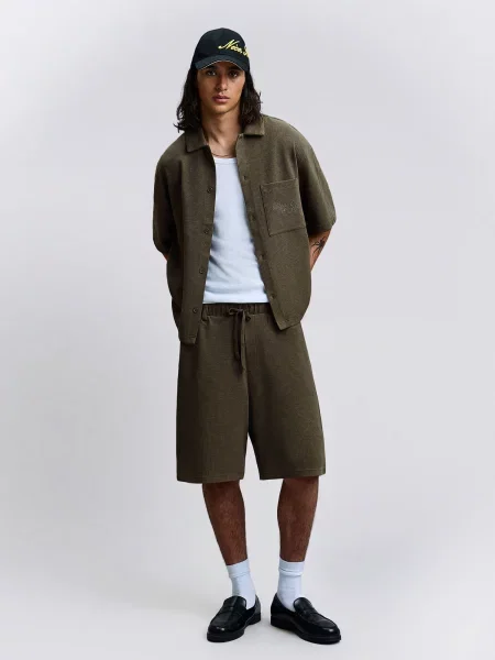 Bershka Trening închis verde