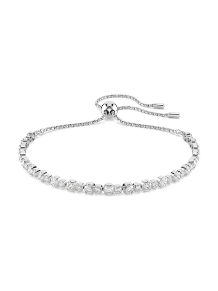 Brăţară Swarovski transparente argintiu