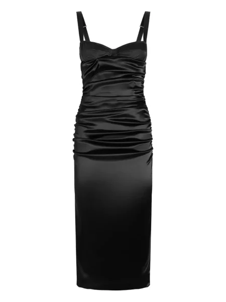 Rochie Dolce & Gabbana din satin de costum negru