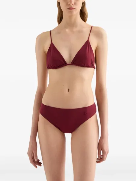 Bikini Jil Sander cu broderie din jerseu