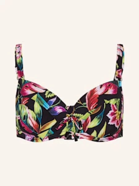 Lidea Góra Od Bikini Z Fiszbinami Exotic Blaze schwarz czarny