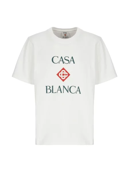 Koszulka Casablanca z logo biała