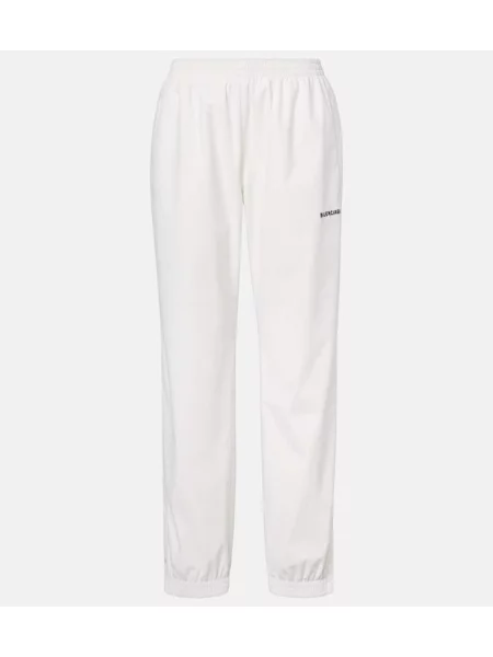 Pantaloni de trening Balenciaga alb