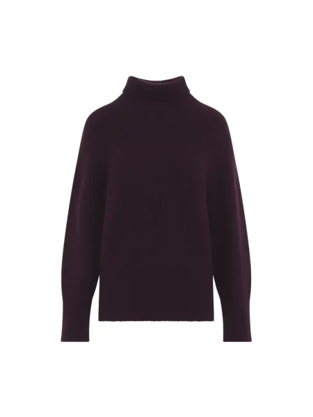 Sweter Giorgio Armani z kaszmiru fioletowy