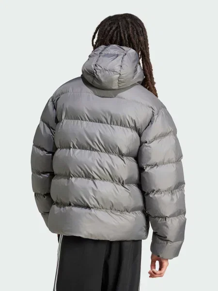 Пуховик Adidas серый