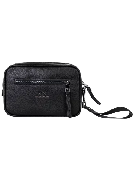 Kozmetična torbica Armani Exchange črna
