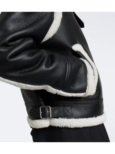 Geanta de piele Loewe negru