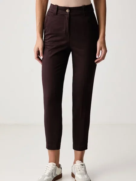 United Colors of Benetton pantaloni slim fit pentru femei maro