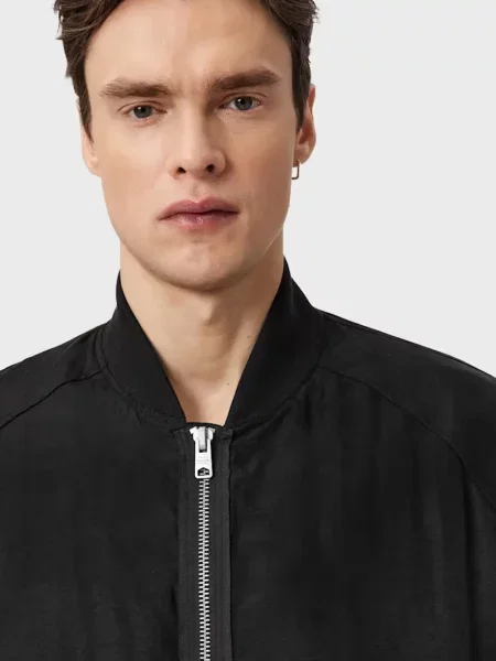 Бомбер Allsaints черный