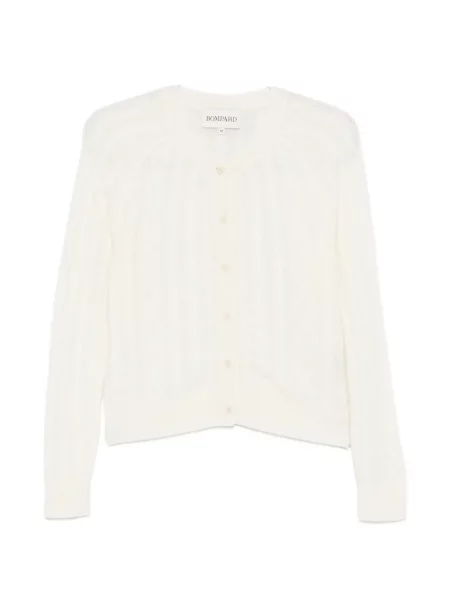 Dzianinowy kardigan Bompard biały